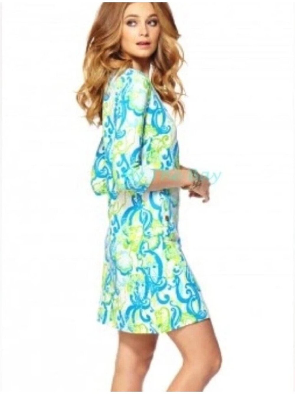 Lilly Pulitzer Charlene Shift Dress Women’s‎ Size XS Crystal Coast Print - Picture 4 of 10